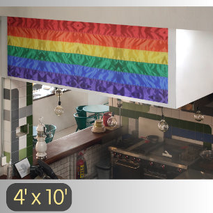 Banderoles Drapeau arc-en-ciel LGBTQ Stripes arc-en-ciel LGBT