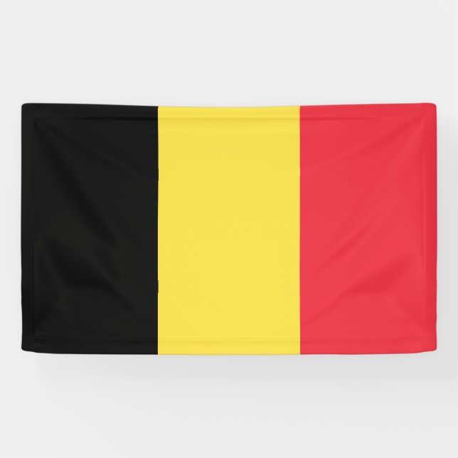 Banderoles Drapeau Belgique Tricolore (Horizontal)