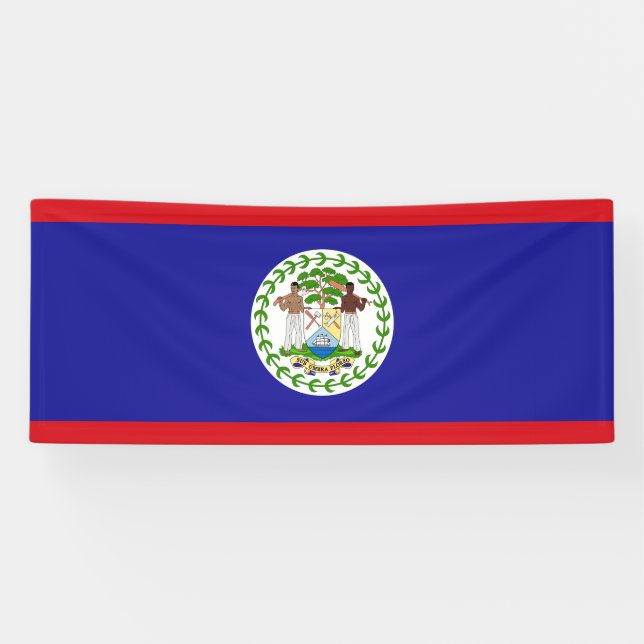 Banderoles Drapeau bélizien (Horizontal)