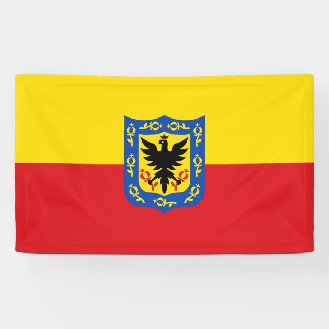 Banderoles Drapeau de Bogotá (capitale colombienne) (Horizontal)