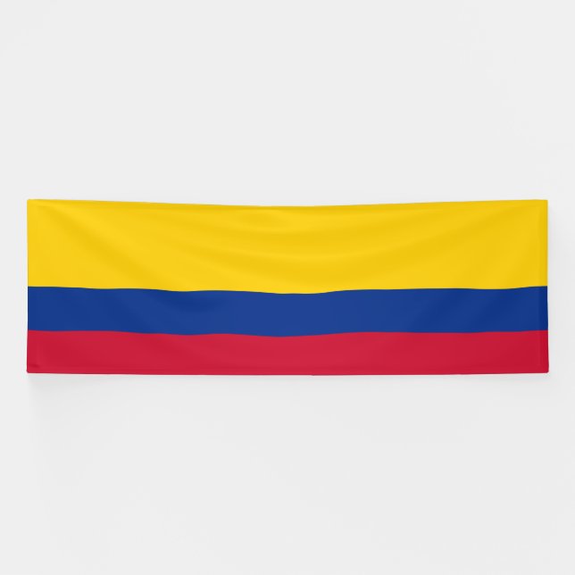 Banderoles Drapeau de Colombie (Horizontal)
