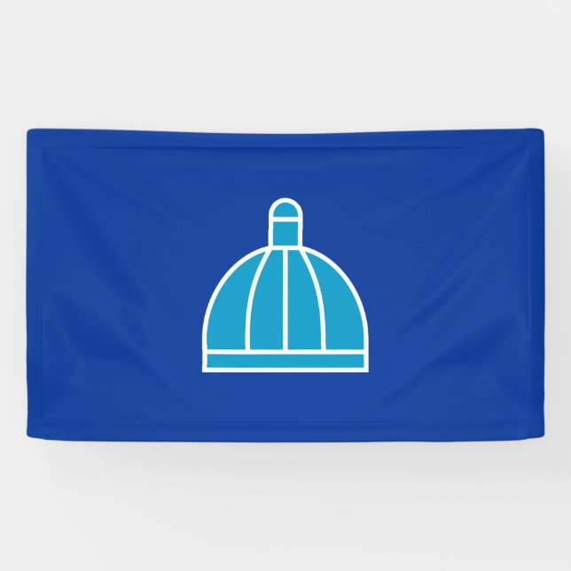 Banderoles Drapeau de Durban (Afrique du Sud) (Horizontal)