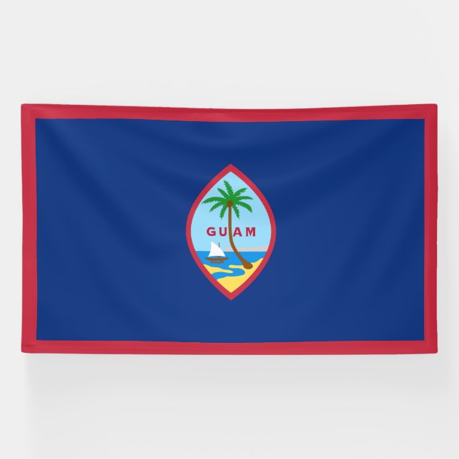 Banderoles Drapeau de Guam (Horizontal)