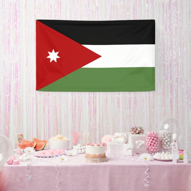 Banderoles Drapeau de Jordanie (Fête)