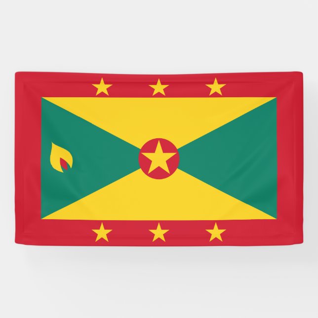 Banderoles Drapeau de la Grenade (Horizontal)