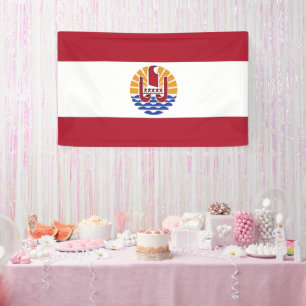 Banderoles Drapeau de la Polynésie française