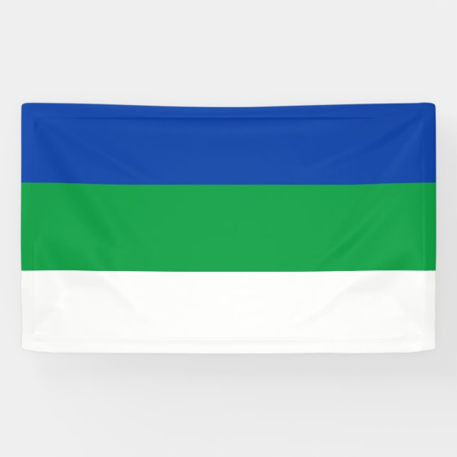 Banderoles Drapeau de la République Komi (Horizontal)