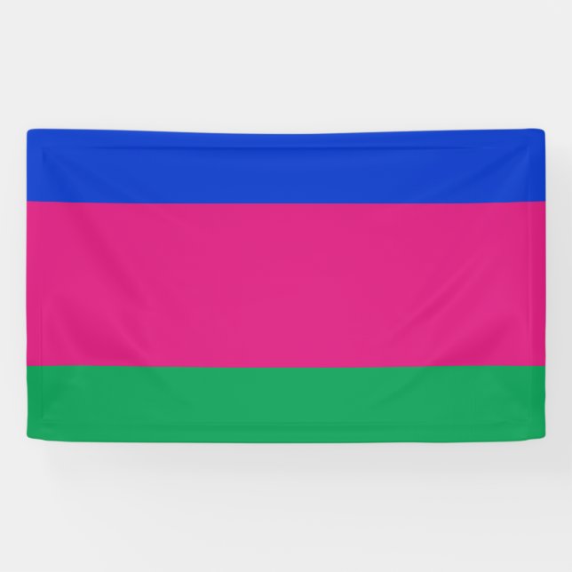 Banderoles Drapeau de la République populaire du Kuban (Horizontal)