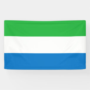 Banderoles Drapeau de la Sierra Leone