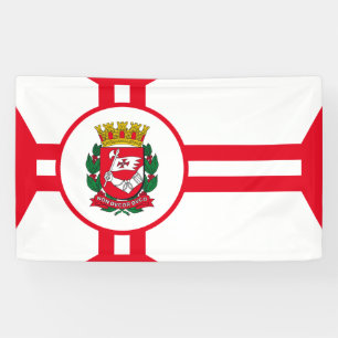Banderoles Drapeau de la ville de São Paulo