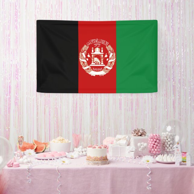 Banderoles Drapeau de l'Afghanistan (Fête)