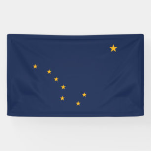 Banderoles Drapeau de l'Alaska