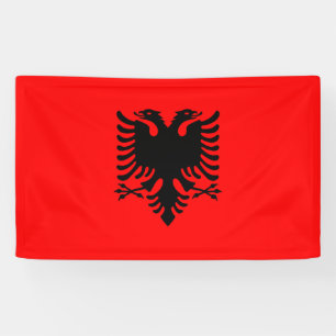 Banderoles Drapeau de l'Albanie