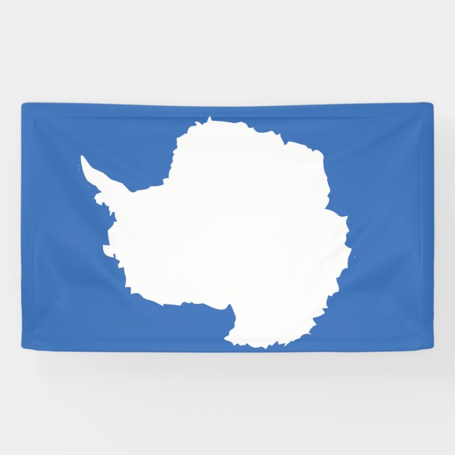Banderoles Drapeau de l'Antarctique (Horizontal)