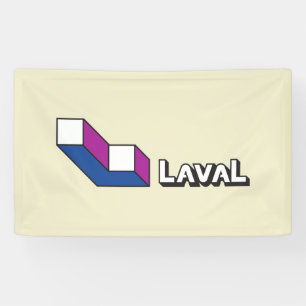 Banderoles Drapeau de Laval (Québec, Canada)