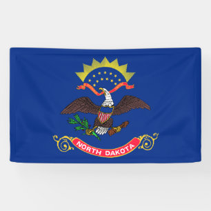 Banderoles Drapeau de l'État du Dakota du Nord (Dakota du Nor