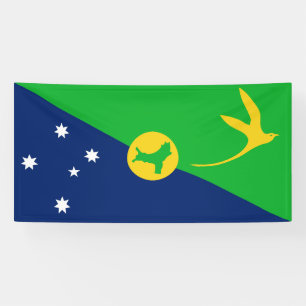 Banderoles Drapeau de l'île Christmas