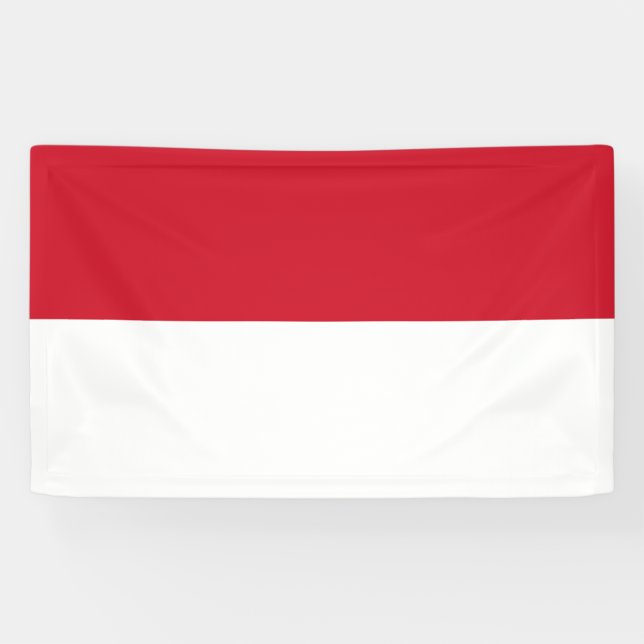 Banderoles Drapeau de l'Indonésie (Horizontal)