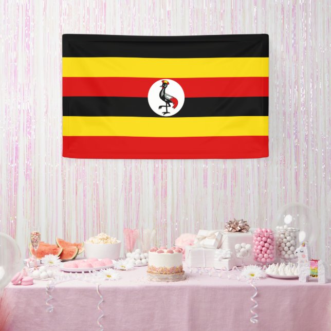 Banderoles Drapeau de l'Ouganda (Fête)