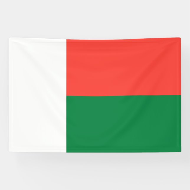 Banderoles Drapeau de Madagascar (Horizontal)