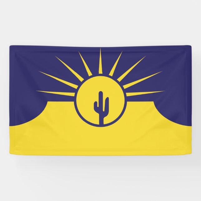 Banderoles Drapeau de Mesa (Arizona, États-Unis) (Horizontal)