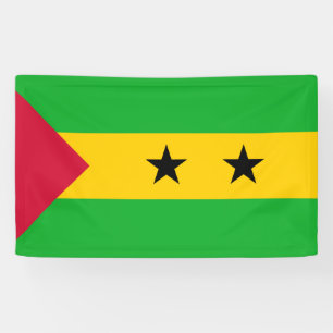 Banderoles Drapeau de São Tomé et Príncipe (Sao Tomé-et-Princ