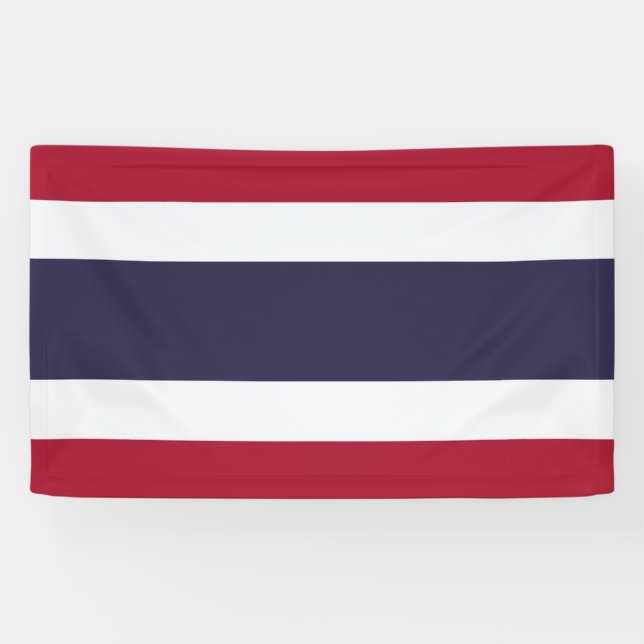 Banderoles Drapeau de Thaïlande (Horizontal)