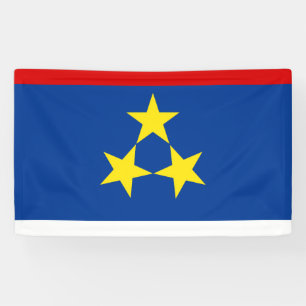 Banderoles Drapeau de Vojvodina Serbie pays province symbole