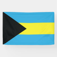 Drapeau des Bahamas en noir, or et Aquamarine