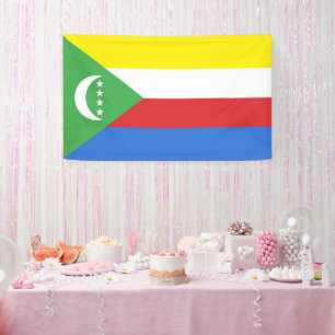 Banderoles Drapeau des Comores