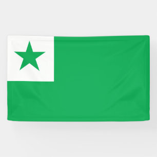 Banderoles Drapeau d'espéranto,