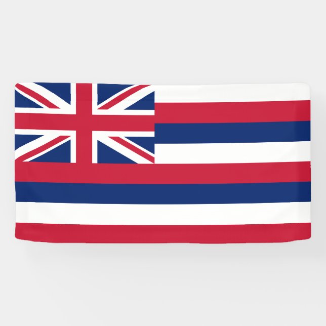 Banderoles Drapeau d'État d'Hawaii (Horizontal)