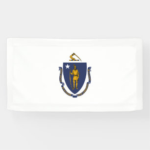 Banderoles Drapeau d'État du Massachusetts