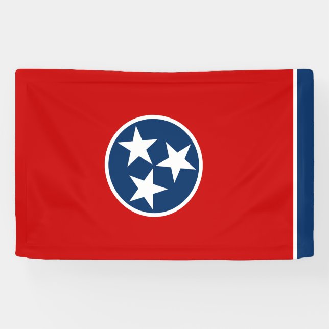 Banderoles Drapeau d'état du Tennessee (Horizontal)