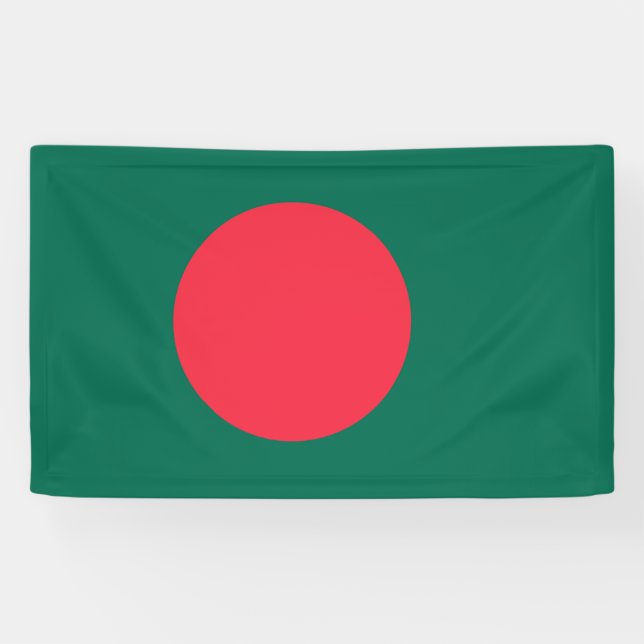 Banderoles Drapeau du Bangladesh (Bangladesh) (Horizontal)