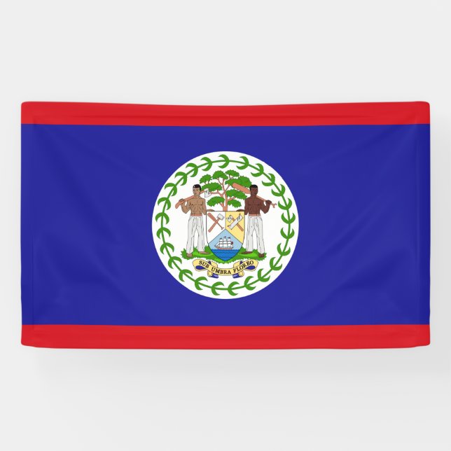 Banderoles Drapeau du Belize (Horizontal)