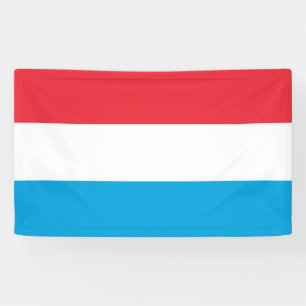 Banderoles Drapeau du Luxembourg
