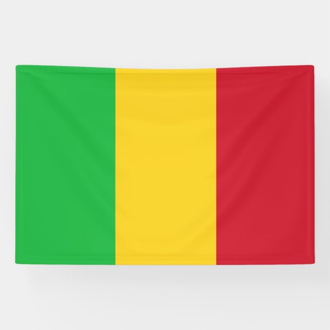 Banderoles Drapeau du Mali (Horizontal)