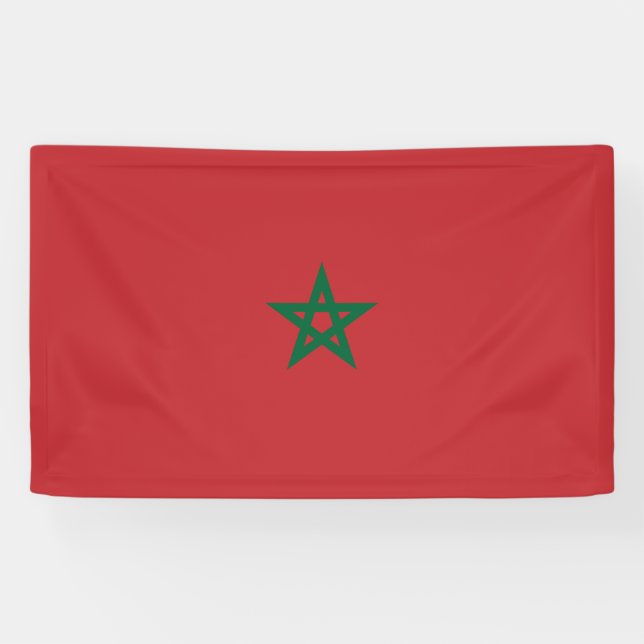 Banderoles Drapeau du Maroc (Horizontal)