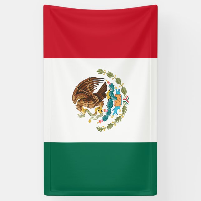 drapeau actuel du Mexique