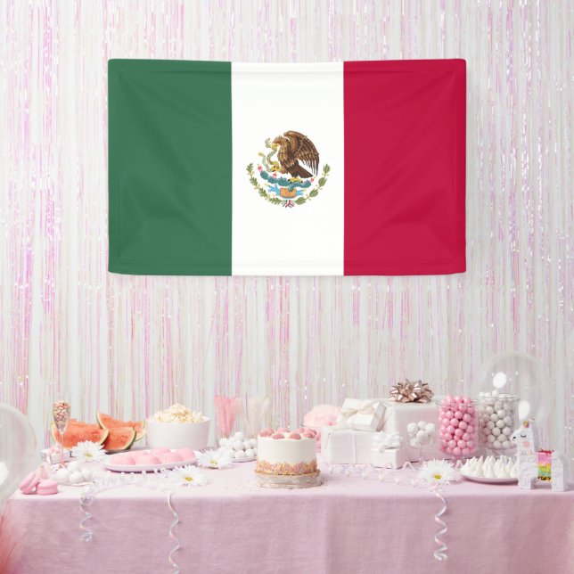 Banderoles Drapeau du Mexique (Fête)