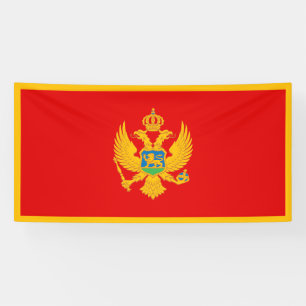 Banderoles Drapeau du Monténégro