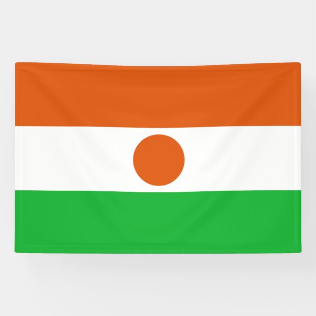 Banderoles Drapeau du Niger (Horizontal)
