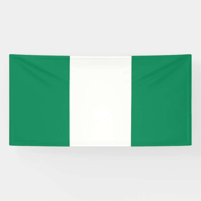 Banderoles Drapeau du Nigéria (Horizontal)
