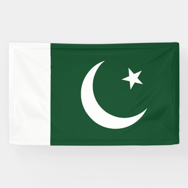 Banderoles Drapeau du Pakistan (Horizontal)
