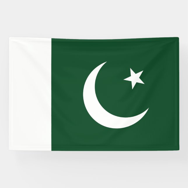 Banderoles Drapeau du Pakistan (Horizontal)