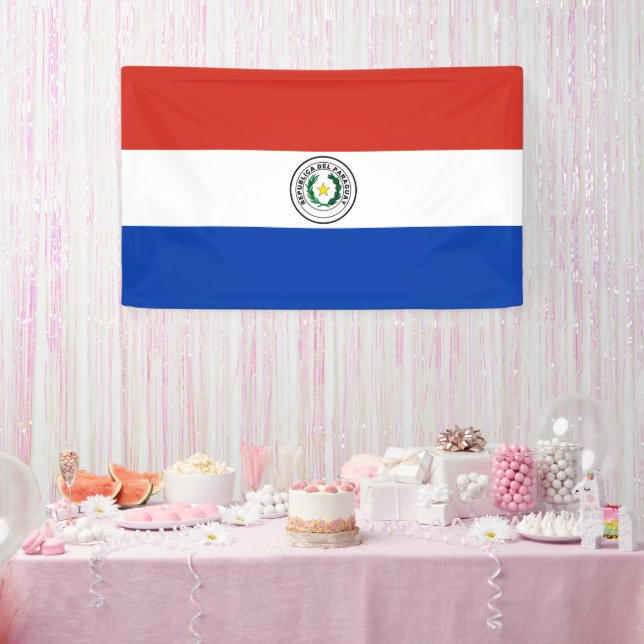 Banderoles Drapeau du Paraguay (Fête)