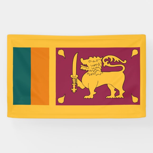 Banderoles Drapeau du Sri Lanka (Horizontal)