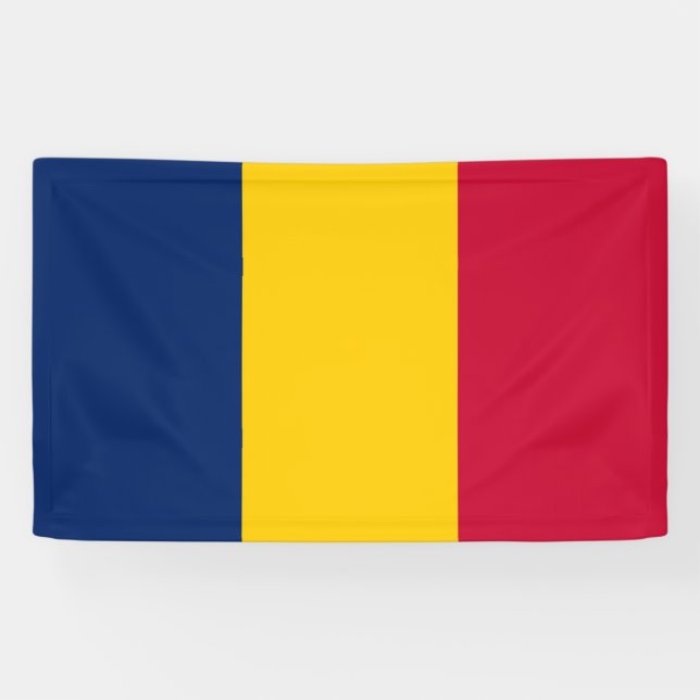 Banderoles Drapeau du Tchad (Horizontal)