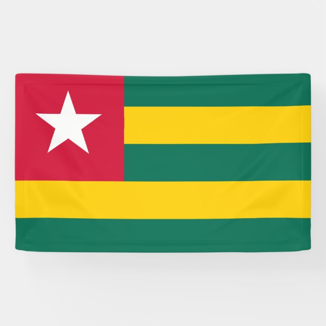 Banderoles Drapeau du Togo (Horizontal)